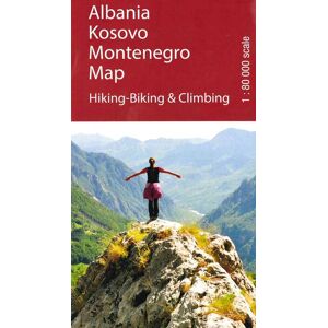 HUBER Onuzi, K: Albania Kosovo Montenegro Map HUBER Onuzi, K: Albania Kosovo Montenegro Map
