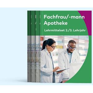 Verlag Careum Fachfrau/-mann Apotheke (EFZ): Lehrmittelset 2./3. Lehrjahr (Print mit E-Book) Verlag Careum Fachfrau/-mann Apotheke (EFZ): Lehrmittelset 2./3. Lehrjahr (Print mit E-Book)