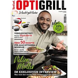 Heel Tefal OptiGrill Magazin: So leicht geht lecker. Über 50 Rezepte mit exklusiven Rezepten von Nelson Müller Heel Tefal OptiGrill Magazin: So leicht geht lecker. Über 50 Rezepte mit exklusiven Rezepten von Nelson Müller