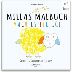 Paperish Verlag Millas Kritzel Malbuch - Mach Es Fertig! Paperish Verlag Millas Kritzel Malbuch - Mach Es Fertig!