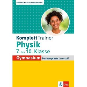 Klett Lerntraining bei PONS Langenscheidt GmbH Klett KomplettTrainer Gymnasium Physik 7.-10. Klasse Klett Lerntraining bei PONS Langenscheidt GmbH Klett KomplettTrainer Gymnasium Physik 7.-10. Klasse