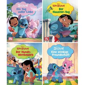 Nelson Mini-Bücher: 4er Disney Lilo & Stitch 1-4 Nelson Mini-Bücher: 4er Disney Lilo & Stitch 1-4
