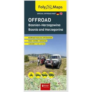TVV Touristik-Verlag GmbH FolyMaps OFFROAD Bosnien-Herzegowina 1:250 000 TVV Touristik-Verlag GmbH FolyMaps OFFROAD Bosnien-Herzegowina 1:250 000