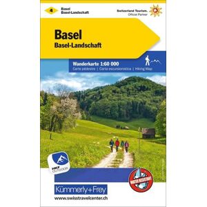 Kümmerly+Frey KuF Schweiz Wanderkarte 4 Basel / Aarau Kümmerly+Frey KuF Schweiz Wanderkarte 4 Basel / Aarau