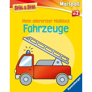 Ravensburger Verlag GmbH Spiel & Spaß - Mein allererster Malblock: Fahrzeuge Ravensburger Verlag GmbH Spiel & Spaß - Mein allererster Malblock: Fahrzeuge