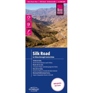 Reise Know-How Verlag Peter Rump GmbH Reise Know-How Landkarte Seidenstraße / Silk Road (1:2 000 000): Durch Zentralasien nach China / To China through Central Asia Reise Know-How Verlag Peter Rump GmbH Reise Know-How Landkarte Seidenstraße / Silk Road (1:2 000 000): Durch Zentralasien nach China / To China through Central Asia