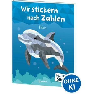 Loewe Wir stickern nach Zahlen - Tiere Loewe Wir stickern nach Zahlen - Tiere