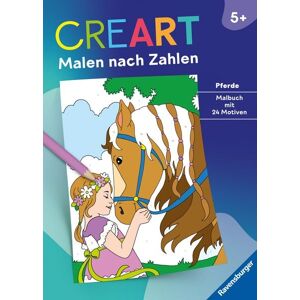 Ravensburger Verlag GmbH CreArt Malen nach Zahlen ab 5: Pferde Ravensburger Verlag GmbH CreArt Malen nach Zahlen ab 5: Pferde