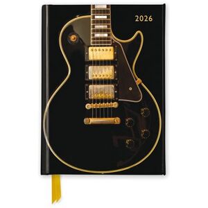 Brown Trout-Auslieferer Flechsig Black Gibson Guitar – Schwarze Gibson Gitarre – Taschenkalender 2026 Brown Trout-Auslieferer Flechsig Black Gibson Guitar – Schwarze Gibson Gitarre – Taschenkalender 2026