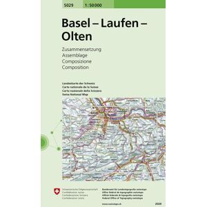 Swisstopo 5029 Basel - Laufen - Olten Swisstopo 5029 Basel - Laufen - Olten