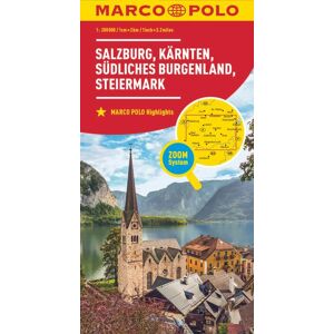 MairDuMont MARCO POLO Regionalkarte Österreich 02 Salzburg, Kärnten, Steiermark 1:200.000 MairDuMont MARCO POLO Regionalkarte Österreich 02 Salzburg, Kärnten, Steiermark 1:200.000