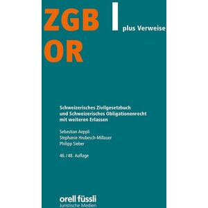 Orell Füssli Verlag ZGB/OR plus Verweise Orell Füssli Verlag ZGB/OR plus Verweise