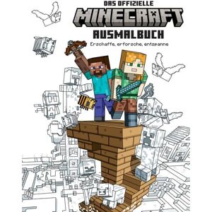 Cross Cult Entertainment Das offizielle Minecraft Ausmalbuch Cross Cult Entertainment Das offizielle Minecraft Ausmalbuch