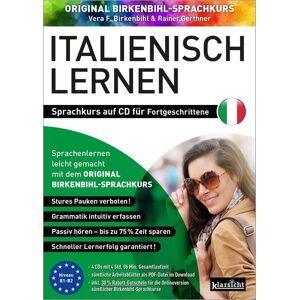 Klarsicht Verlag Italienisch lernen für Fortgeschrittene 1+2 (ORIGINAL BIRKENBIHL) Klarsicht Verlag Italienisch lernen für Fortgeschrittene 1+2 (ORIGINAL BIRKENBIHL)