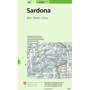 Swisstopo 1 : 50 000 Sardona Swisstopo 1 : 50 000 Sardona
