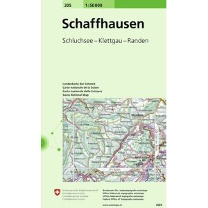 Swisstopo 1 : 50 000 Schaffhausen Swisstopo 1 : 50 000 Schaffhausen