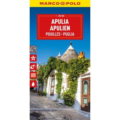 MairDuMont MARCO POLO Reisekarte Italien 11 Apulien 1:200.000 MairDuMont MARCO POLO Reisekarte Italien 11 Apulien 1:200.000
