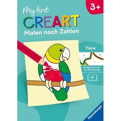 Ravensburger Verlag GmbH My first CreArt Malen nach Zahlen ab 3 - Tiere Ravensburger Verlag GmbH My first CreArt Malen nach Zahlen ab 3 - Tiere