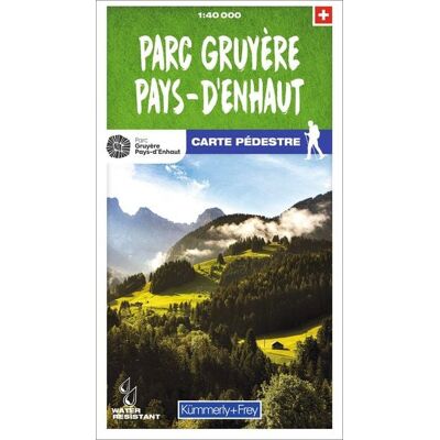 Kümmerly+Frey Parc Gruyère Pays-d'Enhaut Wanderkarte 1:40 000 Kümmerly+Frey Parc Gruyère Pays-d'Enhaut Wanderkarte 1:40 000