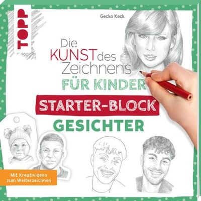 Frechverlag GmbH Die Kunst des Zeichnens für Kinder Starter-Block - Gesichter Frechverlag GmbH Die Kunst des Zeichnens für Kinder Starter-Block - Gesichter