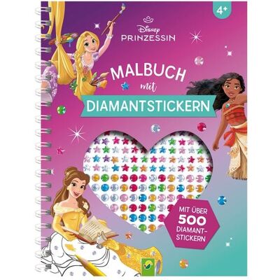Schwager & Steinlein Disney Prinzessin Malbuch mit Diamantstickern Malspaß mit über 500 funkelnden Glitzersteinen Schwager & Steinlein Disney Prinzessin Malbuch mit Diamantstickern Malspaß mit über 500 funkelnden Glitzersteinen