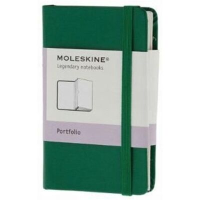Moleskine: Moleskine Oxide Green Extra Small Portfolio Hard Moleskine: Moleskine Oxide Green Extra Small Portfolio Hard