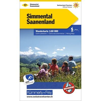 Kümmerly+Frey Wanderkarte 17 Simmental, Saanenland 1:60.000 Kümmerly+Frey Wanderkarte 17 Simmental, Saanenland 1:60.000