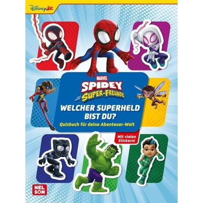 Nelson MARVEL Spidey und seine Super-Freunde: Welcher Superheld bist du? Quizbuch für deine Abenteuer-Welt Nelson MARVEL Spidey und seine Super-Freunde: Welcher Superheld bist du? Quizbuch für deine Abenteuer-Welt