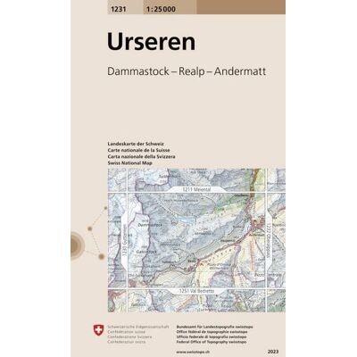 Swisstopo 1231 Urseren Swisstopo 1231 Urseren