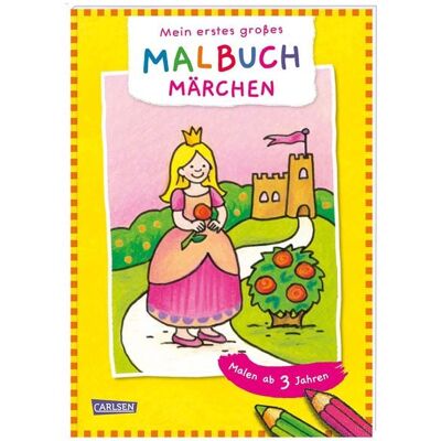 Carlsen Ausmalbilder für Kita-Kinder: Mein erstes großes Malbuch: Märchen: Malen ab 3 Jahren Carlsen Ausmalbilder für Kita-Kinder: Mein erstes großes Malbuch: Märchen: Malen ab 3 Jahren