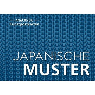 Anaconda Postkarten-Set Japanische Muster Anaconda Postkarten-Set Japanische Muster