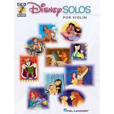Hal Leonard Corporation Disney Solos - Instrumental Solos Play-Along for Violin (Book/Online Audio) Hal Leonard Corporation Disney Solos - Instrumental Solos Play-Along for Violin (Book/Online Audio)