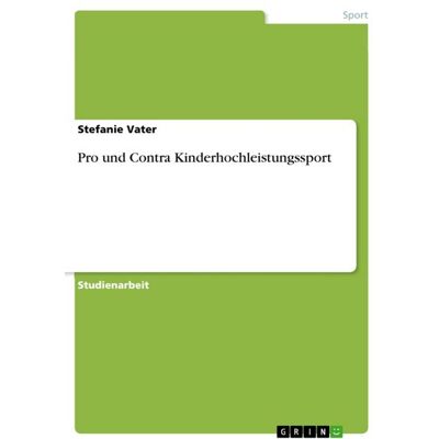 GRIN Pro und Contra Kinderhochleistungssport GRIN Pro und Contra Kinderhochleistungssport