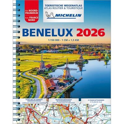 Michelin Straßenatlas Benelux mit Spiralbindung Michelin Straßenatlas Benelux mit Spiralbindung