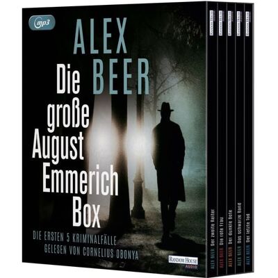 Random House Audio Die große August Emmerich Box - Der zweite Reiter - Die rote Frau - Der dunkle Bote - Das schwarze Band - Der letzte Tod Random House Audio Die große August Emmerich Box - Der zweite Reiter - Die rote Frau - Der dunkle Bote - Das schwarze Band - Der letzte Tod