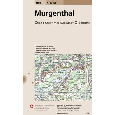 Swisstopo 1 : 25 000 Murgenthal Swisstopo 1 : 25 000 Murgenthal