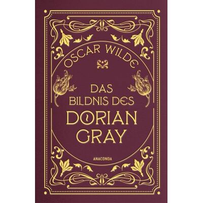 Anaconda Oscar Wilde, Das Bildnis des Dorian Gray. Gebunden In Cabra-Leder mit Goldprägung Anaconda Oscar Wilde, Das Bildnis des Dorian Gray. Gebunden In Cabra-Leder mit Goldprägung