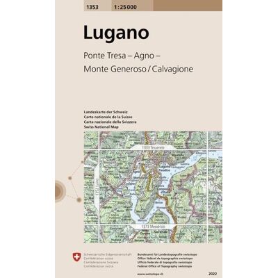 Swisstopo 1 : 25 000 Lugano Swisstopo 1 : 25 000 Lugano