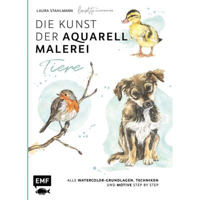 Edition Michael Fischer / EMF Verlag Die Kunst der Aquarellmalerei – Tiere: alle Watercolor-Grundlagen, Techniken und Motive Step by Step Edition Michael Fischer / EMF Verlag Die Kunst der Aquarellmalerei – Tiere: alle Watercolor-Grundlagen, Techniken und Motive Step by Step