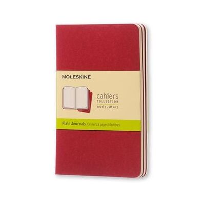 MOLESKINE® Notizhefte Cahier, preiselbeerrot blanko MOLESKINE® Notizhefte Cahier, preiselbeerrot blanko