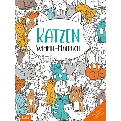 Tosa Katzen – Wimmel-Malbuch Tosa Katzen – Wimmel-Malbuch