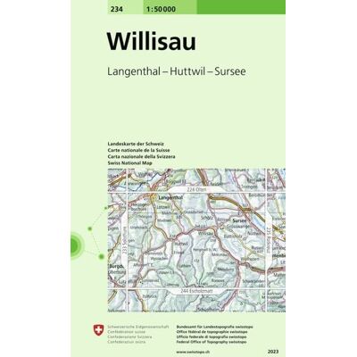 Swisstopo 1 : 50 000 Willisau Swisstopo 1 : 50 000 Willisau