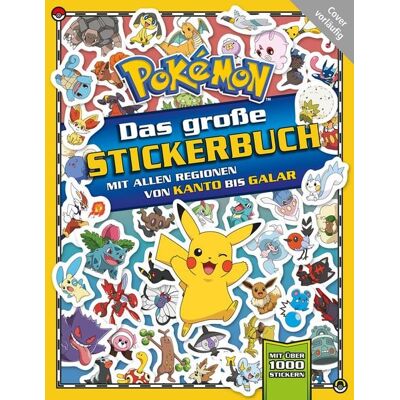 Panini Pokémon: Das große Stickerbuch mit allen Regionen von Kanto bis Galar Panini Pokémon: Das große Stickerbuch mit allen Regionen von Kanto bis Galar