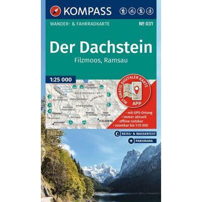 Kompass-Karten KOMPASS Wanderkarte 031 Der Dachstein, Ramsau, Filzmoos 1:25.000 Kompass-Karten KOMPASS Wanderkarte 031 Der Dachstein, Ramsau, Filzmoos 1:25.000