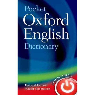 Oxford University Press Pocket Oxford English Dictionary Oxford University Press Pocket Oxford English Dictionary