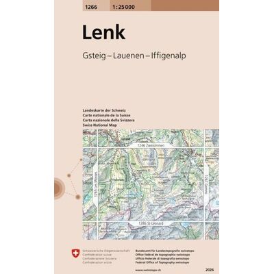 Swisstopo 1 : 25 000 Lenk Swisstopo 1 : 25 000 Lenk