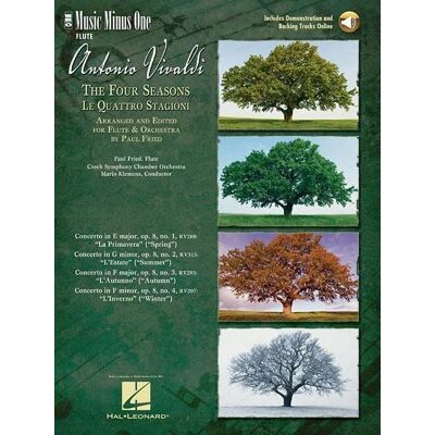Music Minus One Vivaldi: The Four Seasons for Flute Book/Online Audio Music Minus One Vivaldi: The Four Seasons for Flute Book/Online Audio