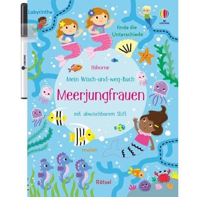 Usborne Mein Wisch-und-weg-Buch: Meerjungfrauen Usborne Mein Wisch-und-weg-Buch: Meerjungfrauen