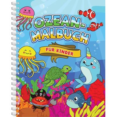Topulo Verlag Ozean-Malbuch für Kinder ab 4 Jahren Topulo Verlag Ozean-Malbuch für Kinder ab 4 Jahren