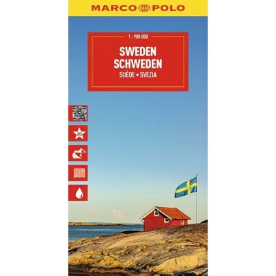 MairDuMont MARCO POLO Reisekarte Schweden 1:900.000 MairDuMont MARCO POLO Reisekarte Schweden 1:900.000
